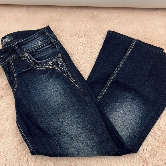 Silver size 26 Suki dark denim altered jeans - Picture 6 of 7